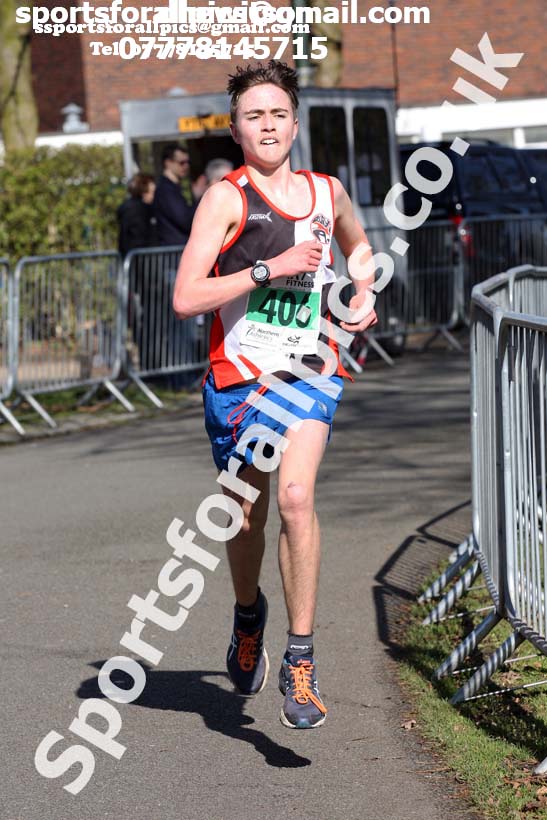 Boys under-15s Northern Athletics 5k Champs., Birkenhead Park. Photo: David T. Hewitson/Sports for All Pics